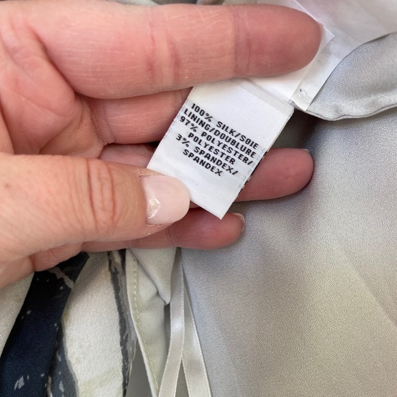 DVF fleurette silk chiffon marble dress - Picture 7 of 7